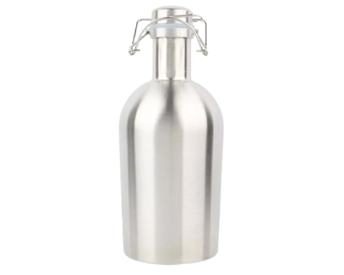 Бутылка стальная "Гроулер" 1 литр (нержавейка)