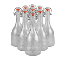 Бутылка стеклянная "Бабл", с бугельной пробкой, 0,5 л