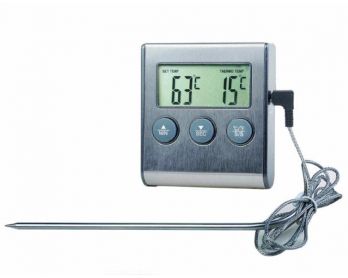 Термометр с проводным термосенсором и звуковым оповещением