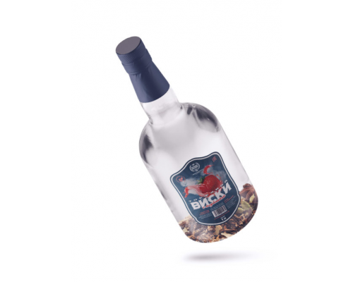 Бутылка с готовым составом "Виски клубника со сливками" 0,7 л